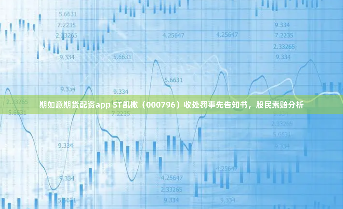期如意期货配资app ST凯撒（000796）收处罚事先告知书，股民索赔分析