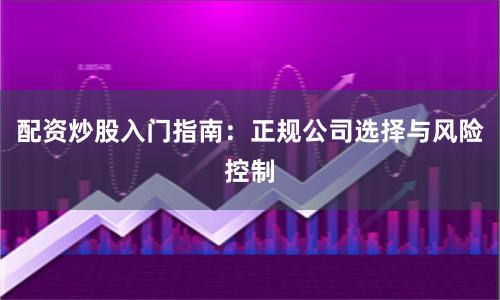 配资炒股入门指南：正规公司选择与风险控制