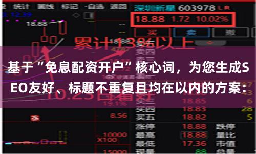 基于“免息配资开户”核心词，为您生成SEO友好、标题不重复且均在以内的方案：